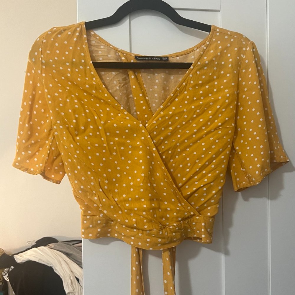 Abercrombie and Fitch Wrap Top